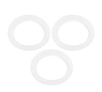 CLISPEED Guarnizione in Silicone 3 Pezzi per Gruppo Macchina da Caffè Espresso, Anello di Tenuta Bianco Compatibile con Modelli Ec685 Ec680 Ec850, Accessori Ricambio per Macchine da