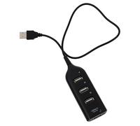 CLISPEED Hub USB 2.0 a 4 porte Mini USB Extender Splitter con funzione di trasferimento dati Design compatto per espansione periferiche PC portatile