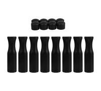 CLISPEED Impugnature per Calcio Balilla 8 Nere Plastica Caratteristiche Antiscivolo e Design Ergonomico da Tavolo