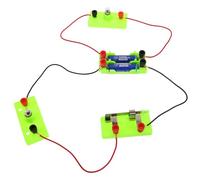 CLISPEED Kit Circuito Elettrico Educativo per Ragazzi e Ragazze Set Completo per Esperimenti Scientifici di Fisica Componente Circuito Didattico Portatile con Guida Passo-passo per
