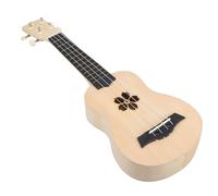 CLISPEED Kit Completo un Divertente Progetto Fai-da-te DIY Ukulele in Legno e Plastica Leggero e Sicuro per Ragazzo Ragazza e Musicisti, per Pittura e Artigianato