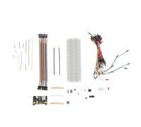 CLISPEED Kit Elettronico Starter Compatibile con Breadboard Cavi Jumper Maschio-femmina Potenziometro e Componenti per Progetti Fai da Te per Esperimenti Base e Prototipi Circuito