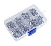 CLISPEED Kit Resistenti ai Danni Meccanici Terminali Elettrici e 600 Pezzi in Metallo Argento Semplici da Utilizzare per Affidabili Cablaggi Elettrici