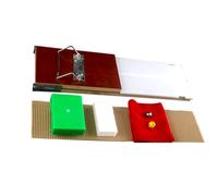CLISPEED Kit Sperimentazione Interattivo Strumento Educativo per Esperimenti Meccanici Facile da Usare per Insegnamento Casa per Principi Della Prima Legge Newton