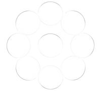 CLISPEED Lente di Ingrandimento Biconvessa 40 Pezzi 42mm Diametro 7,5mm in Pmaa per Visione e Riparazione Gioielli per Anziani e Uso Scientifico