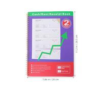 CLISPEED Libro delle Ricevute Copia Carbone 2 Parti, Formato Compatto 1,12" X 0,79", per Piccole Imprese e Gestione Pagamenti, Blocco Portatile per Registrazione Ordini e Transazioni