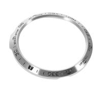 CLISPEED Lunetta in metallo per sport all'aria aperta, quadrante in scala con numeri incisi e marcature nere, custodia protettiva in metallo compatibile con modello 6X