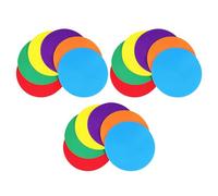 CLISPEED Marcatori Antiscivolo per Calcio 18 Pezzi Dischi Piatti Rotondi 23 CM Multicolore per Allenamento di Agilità e velocità Attrezzatura per Marcatura Campo da Calcio e Esercizi in