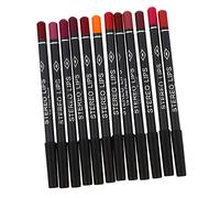 CLISPEED Matite Per Labbra Femminile Set Da 12 Matite Contorno Labbra Opache, Texture Morbida e Per Trucco Definito, Adatte Per Uso Quotidiano e Regali Festività