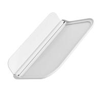 CLISPEED Mensola Pieghevole da Parete Bianca Scaffale Galleggiante con Supporto Robusto e Design Semplice Portasciugamani e Organizer Versatile per Bagno Cucina e Capacità Carico