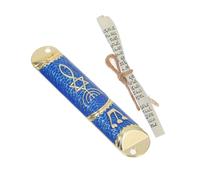CLISPEED Mezuzah Religiosa Ebraica in Metallo Pergamena Decorazione per Porta di Casa Design Doppio Adatta Cattolici e Credenti per Uso Domestico