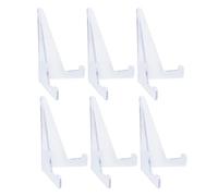 CLISPEED Mini Cavalletto Porta Carte da Gioco 6 Pezzi Espositore Trasparente per Carte Sportive da Basket e Calcio per Uso Domestico e Fiere