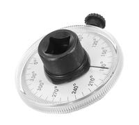 CLISPEED Misuratore di Coppia Angolare per Autoveicoli Quadrante a Lettura Precisa Strumento Professionale per Chiave Dinamometrica 1/2 e Manutenzione Auto Indicatore Angolare Movimento