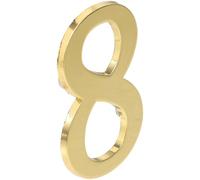 CLISPEED Numero Civico Magnetico in Metallo Dorato Magnete per Cassetta Postale, Numeri Magnetici per Esterni senza Foratura, Adatti per Casa, Ufficio e Hotel