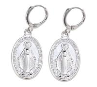 CLISPEED Orecchini Vintage Goccia da Donna Metallo Argento Leggeri e Resistenti Pendenti con Design Creativo e Colori Luminosi Accessorio Elegante per