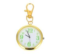 CLISPEED Orologio da Tasca Portatile in Lega Vetro Trasparente, Facile da Leggere e Comodo da Usare, per Infermieri e Durante L'esame