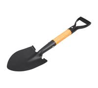 CLISPEED Pala da Giardino in Acciaio Manico Ergonomico e Impugnatura Comoda per Piantare Piantine e Lavorare Terreno nel Giardinaggio Esterno