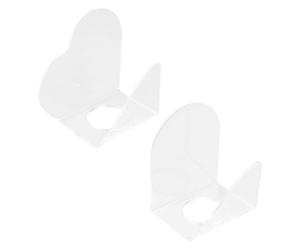 CLISPEED Palette in Acrilico Bianco per Miscelare e Ombretti 2 Ergonomiche Leggere per Professionale e Personale per Professionale e