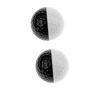 CLISPEED Palline da Golf per Allenamento Bicolore 2 Pezzi Palline da Putting per Pratica Tecnica Miglioramento Controllo Gioco