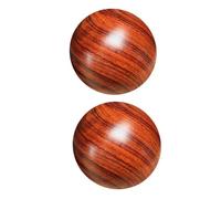 CLISPEED Palline Da Massaggio Muscolare Per Esercizi Manuali 2 Pezzi 5 Cm in Legno Naturale Per Alleviare Tensione e Stress Mani Per Fisioterapia e Massaggi Terapeutici