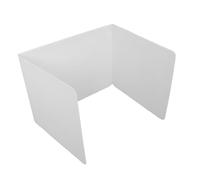 CLISPEED Pannello Privacy da Scrivania Bianco in Plastica Facile da Pulire Paravento Pieghevole per Postazioni Lavoro e Scuola Divider per Scrivanie con Spazio Ottimizzato e Contesto