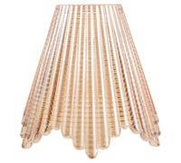 CLISPEED Paralume in Vetro Conico Ambrato per Lampada da Tavolo e Applique da Parete, Copertura di Ricambio per Plafoniera Vintage, Diffusione Uniforme della Luce, Dimensioni Compatte