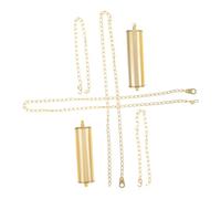 CLISPEED Pendolo Orologio da Parete Ferro con Catena e Ganci Peso Decorativo Sostitutivo per Meccanismo Orologio Moderno Accessori Eleganti per Arredo Casa e Ufficio