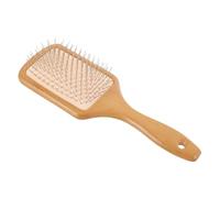 CLISPEED Pettine Per Chioma Da Donna in Acciaio Inox Setole Massaggianti a Punta Sfera Antiscivolo Leggero Compatto Per Chioma Lisci Ricci e Spessi Uso Quotidiano e Trasporto Facile