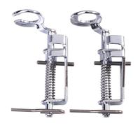 CLISPEED Piedini per Macchina da Cucire per Trapuntatura e Ricamo in Acciaio Inossidabile 2 Pezzi Piedino a Molla con Gambo Standard Compatibile con Macchine da Cucire Domestiche