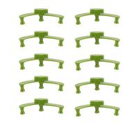CLISPEED Piegatore per Piante Regolabile e Clip per Allenamento, Set da 10 Pezzi in Plastica Verde per Modellare Rami di Peschi e Pere in Spazi Aperti