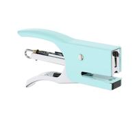 CLISPEED Pinzatrice Manuale Verde in Metallo Portatile per Documenti e Riviste, Mini Cucitrice Resistente per Ufficio, Scuola e Viaggio