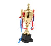 CLISPEED Plastica Piccolo Oro Premio Decorativo per Scuola Coppa Premio Ufficio e Giochi Ricompensa Vinti Riutilizzabile