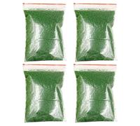CLISPEED Polvere di muschio artificiale Erba resistenza all'usura e dettagli realistici 4 sacchetti dispersione verde spugna materiale per alberi modello e modelli di tavolo di sabbia e sabbia per