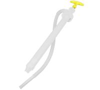 CLISPEED Pompa Manuale per Travaso Carburante Resistente ad Acidi e Basi Design Corto per Estrazione Rapida Tubo Flessibile Portatile per Benzina Olio e Acqua Uso Industriale Multifunzione