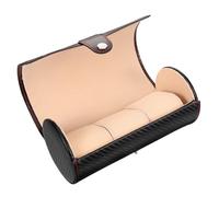 CLISPEED Porta Orologi da Viaggio in PU Pelle Custodia Portatile Leggera e Compatta Scatola Espositiva per Orologi e Gioielli Protezione Anti- e Resistente all Acqua per Appassionati