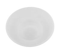 CLISPEED Porta Saponetta in Vetro Satinato Rotondo Piattino Compatto per Bagno e Doccia Accessorio Elegante per Hotel e Stanze Ospiti Facile da Pulire e Salvaspazio