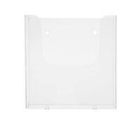 CLISPEED Portadocumenti a Parete Trasparente in Plastica Robusta Organizer per Documenti e Riviste Formato A5 Espositore Porta Cataloghi e Buste per Ufficio