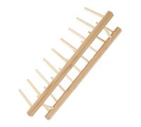 CLISPEED Portafilo Organizzatore in Legno per Filo da Cucito Design Artigianale Superficie Liscia Porta Rocchetti da Ricamo Supporto Pratico per Forniture da Cucito