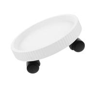 CLISPEED Portavasi Rotondo con Ruote Girevoli Stabile Supporto per Piante Pesanti e Vasi Grandi Sottovaso Mobile per ed Esterni Carrello Portavasi per e Balcone