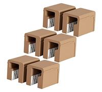 CLISPEED Protezione Angolare Per Ragazzo Ragazza e Protettore Maniglie Per Armadi in Silicone Morbido, Adesivo Biadesivo Resistente, Set Da 6 Pezzi Per Sicurezza Mobili in Casa