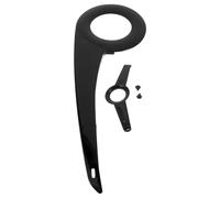 CLISPEED Protezione per Catena della Bicicletta 38-40 Denti in Plastica Nera Copricatena Resistente per Deragliatore Accessorio Paracatena per Mountain Bike Installazione Rapida e Guida