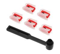 CLISPEED Punta di Ricambio per Giradischi in Vinile Puntina Diamantata per Fonografo di Puntine con Spazzola per Pulizia dello Stilo per Giradischi