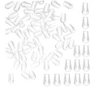CLISPEED Puntale Trasparente per Lavastoviglie 200 Tappi Professionali Sostituibili per Facili da Installare e Compatibili Lavastoviglie Domestiche