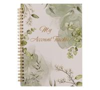 CLISPEED Registro Assegni Bancari Portatile Copertina Resistente Libretto Contabile per Aziende e Uso Personale Taccuino Pianificazione Budget Formato Registro Transazioni Finanziarie