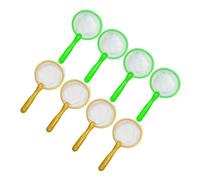 CLISPEED Reti da Pesca Giocattolo per 10 Pezzi Manico Resistente, Retini per Giochi D'acqua Sicuri e Leggeri, Accessori per Pesca Natura Outdoor