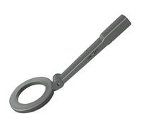 CLISPEED Rilevatore di Metalli Portatile Nero in Plastica Funzionamento Semplice e Stabile per Ispezioni di Sicurezza e Attività Sportive