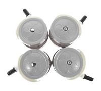 CLISPEED Ruote di Ricambio Silenziose per Passeggino e Girello Mini Ruote Girevoli in Plastica 381X275 Installazione Rapida Accessori per Sostituzione Passeggino e Camminatori Adatte a