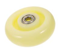 CLISPEED Ruote per Carrello da 4 Pollici in Nailon Resistente Cuscinetti a Sfera, Puleggia Guida per Movimentazione in Spazi Stretti in Fabbriche e Centri Logistici