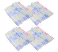 CLISPEED Salviette Antiruttino in Cotone per Ragazzo Ragazza 12 Pezzi Multifunzionali Panni Assorbenti in Cotone per Ragazzo Ragazza Delicati per Uso Quotidiano e Pappa