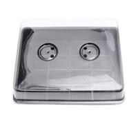 CLISPEED Scatola Germinazione Vassoi per Semina con Ventilazione Regolabile in Plastica Resistente per Coltivazione Piantine e Serra Domestica